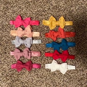 Baby hair bow headbands